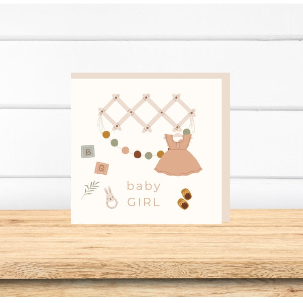 Petite Vous Greeting Card - Baby Girl Nursery