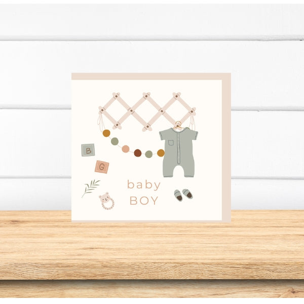 Petite Vous Greeting Card - Baby Boy Nursery