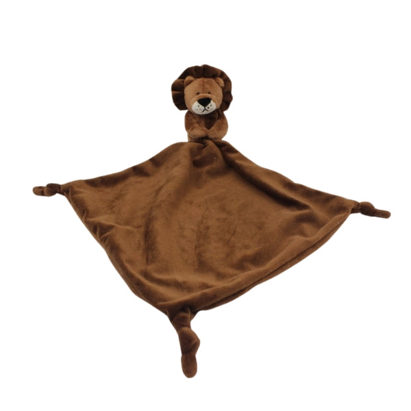 *NEW* Petite Vous Lewis the Lion Mini Toy & Comfort Blanket - WARM