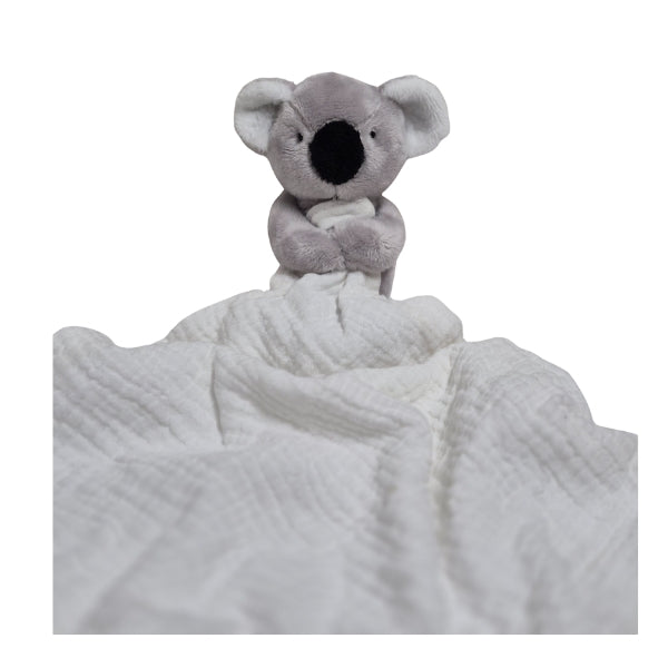 Petite Vous Kip the Koala Baby Comfort Blanket - COOL MUSLIN