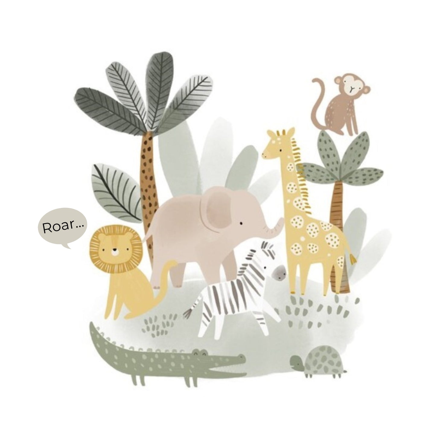 Petite Vous Greeting Card - Safari
