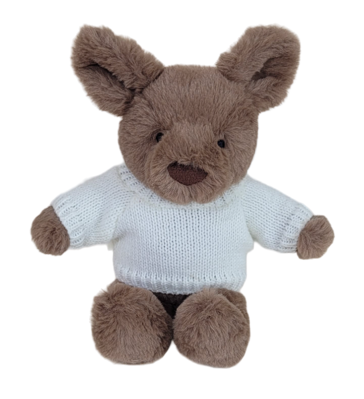 Petite Vous Mini Toy Jojo the Kangaroo - 17cm - With Jumper