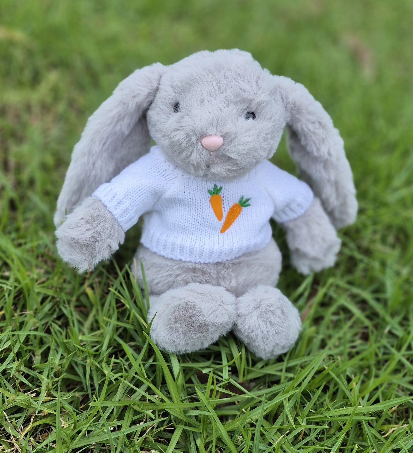 CARROT JUMPER - Petite Vous Ziggy the Bunny Soft Toy