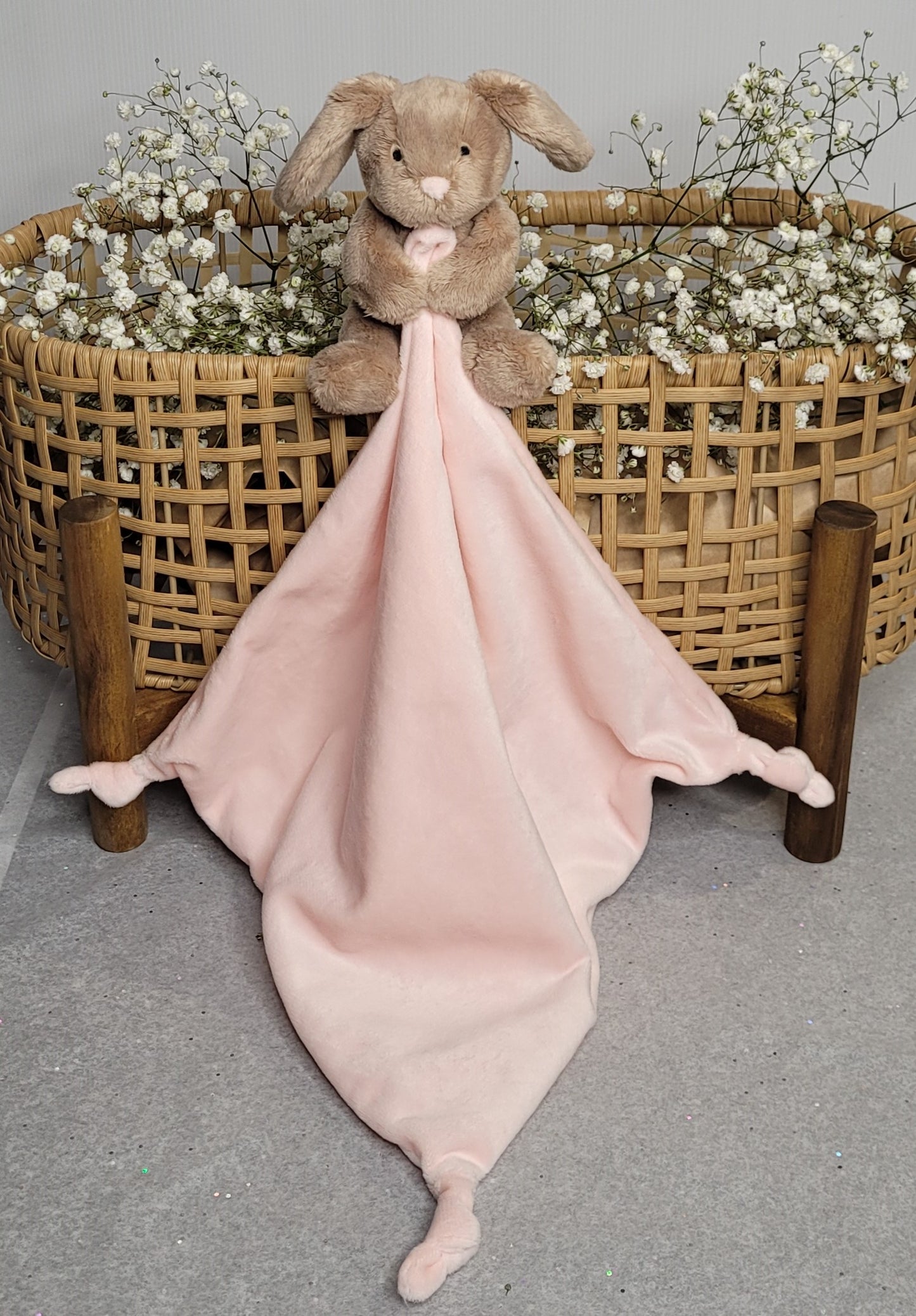 Petite Vous Bella the Bunny Mini Toy & Comfort Blanket