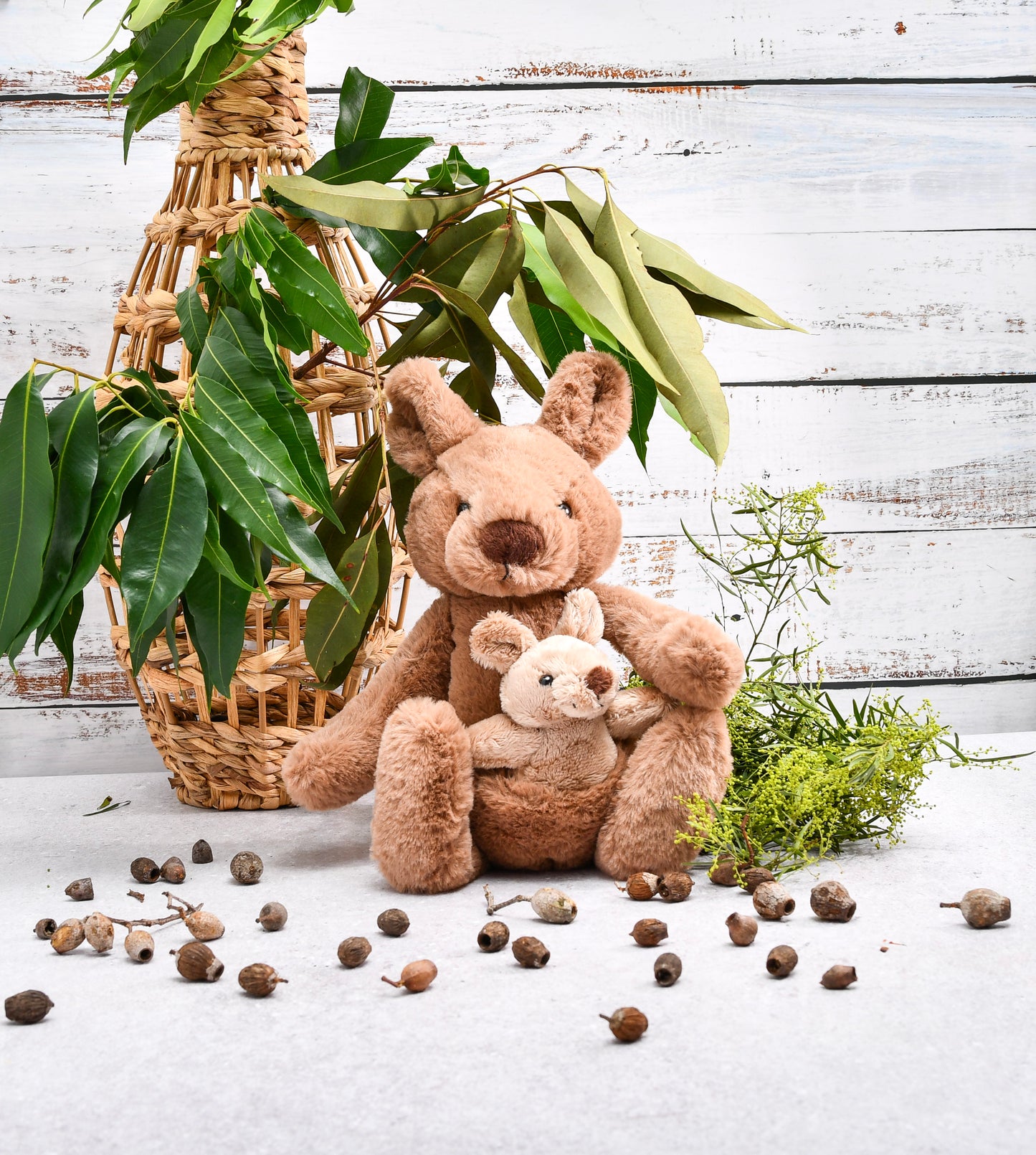 Petite Vous Koko the Kangaroo & Jojo Soft Toy
