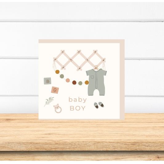 Petite Vous Greeting Card - Baby Boy Nursery