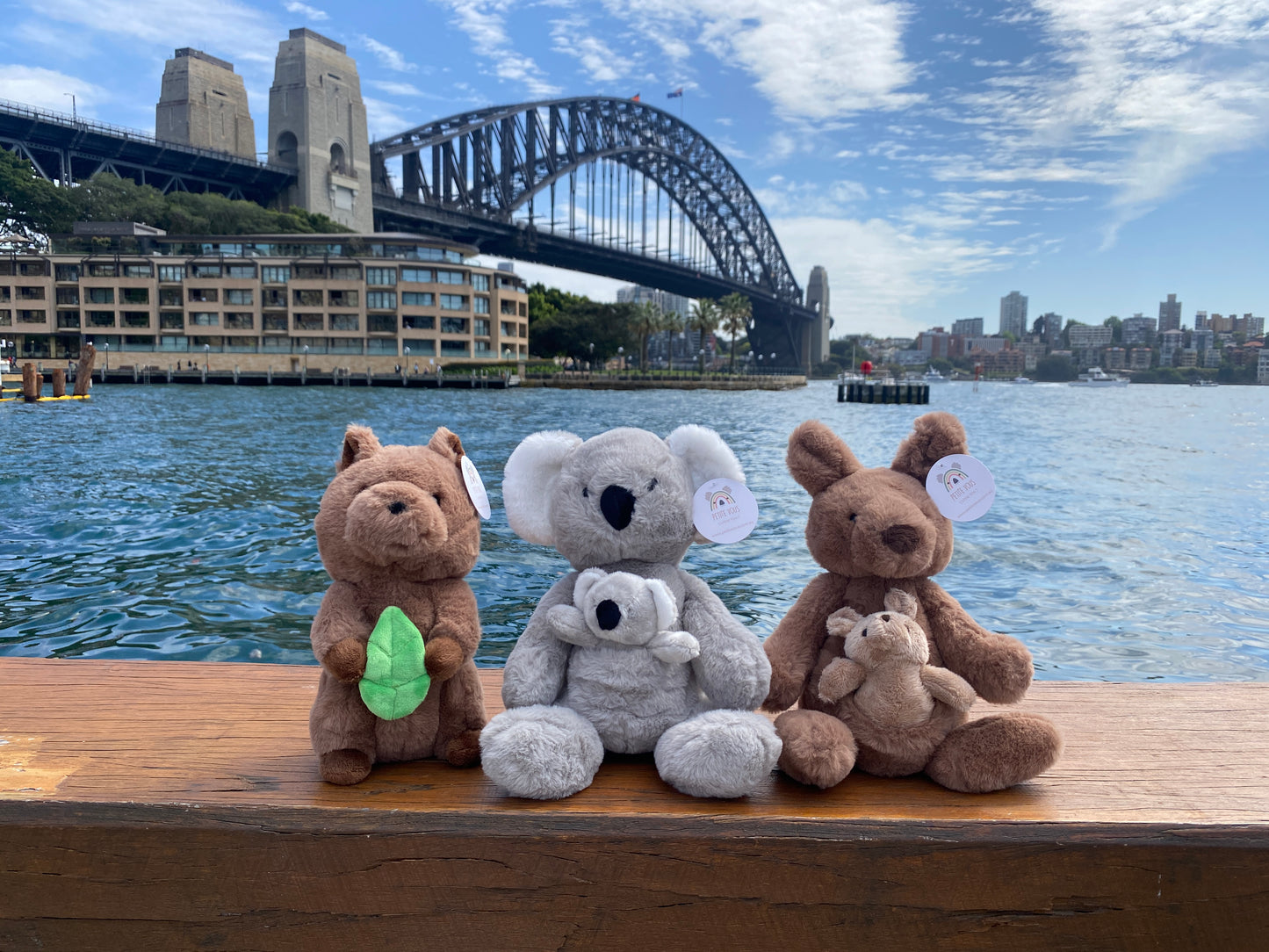 Petite Vous Koko the Kangaroo & Jojo Soft Toy