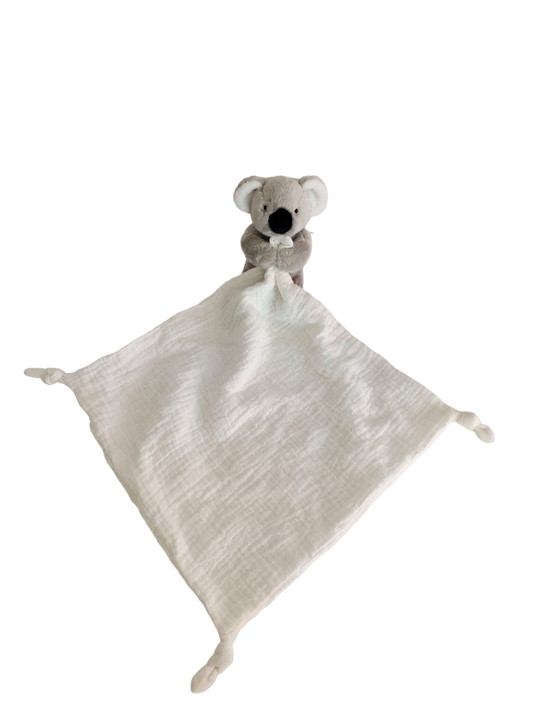 NEW - Petite Vous Kip the Koala Baby Muslin Comfort Blanket