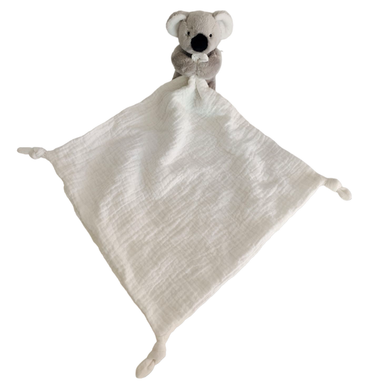 Petite Vous Kip the Koala Baby Muslin Comfort Blanket