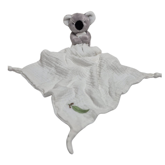Petite Vous Kip the Koala Baby Comfort Blanket - COOL MUSLIN with Gumleaf