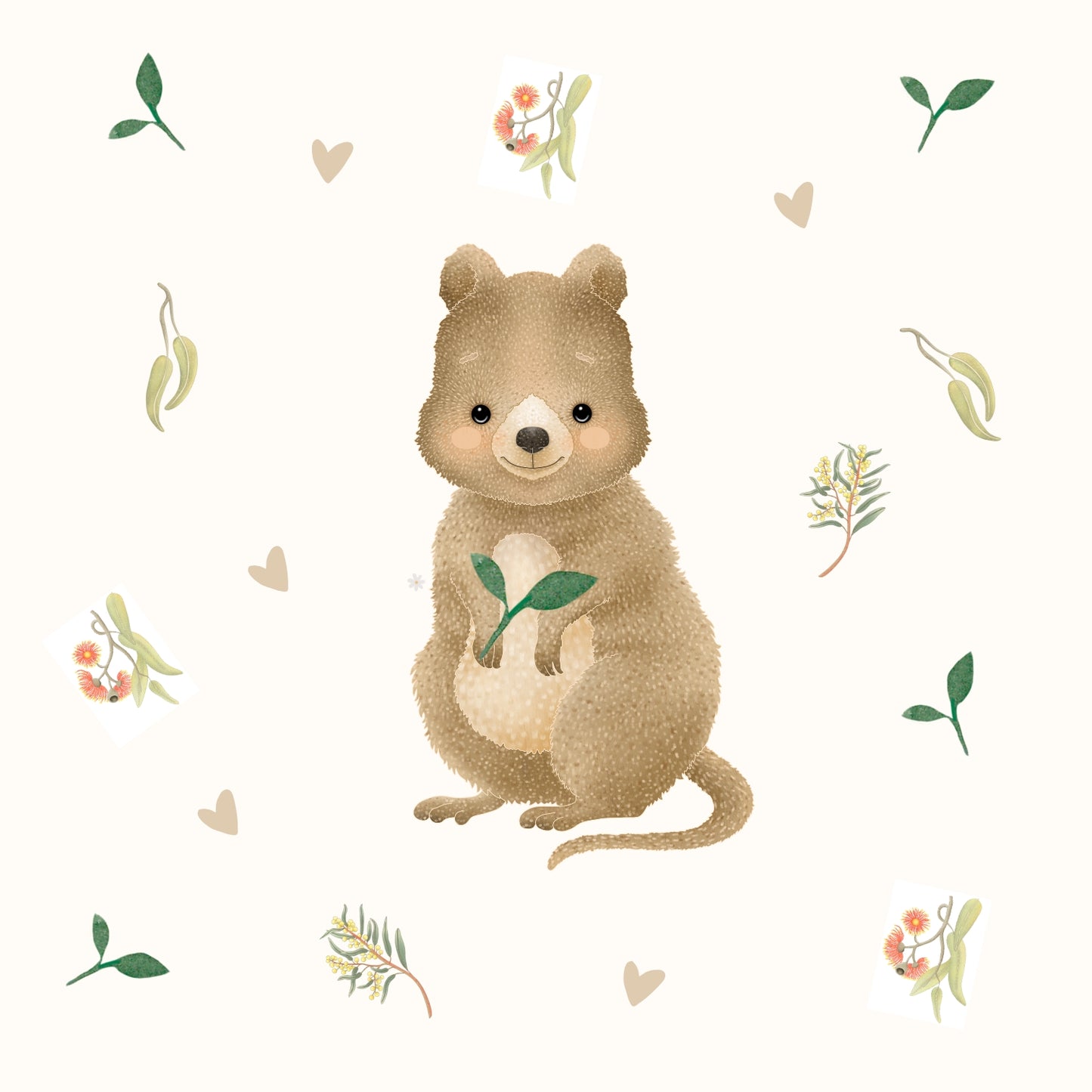 Petite Vous Greeting Card - Quokka Single