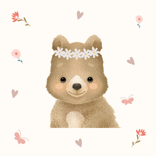 Petite Vous Greeting Card - Quokka Flowers