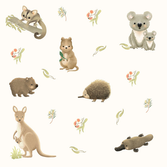 Petite Vous Greeting Card - Aussie Animals