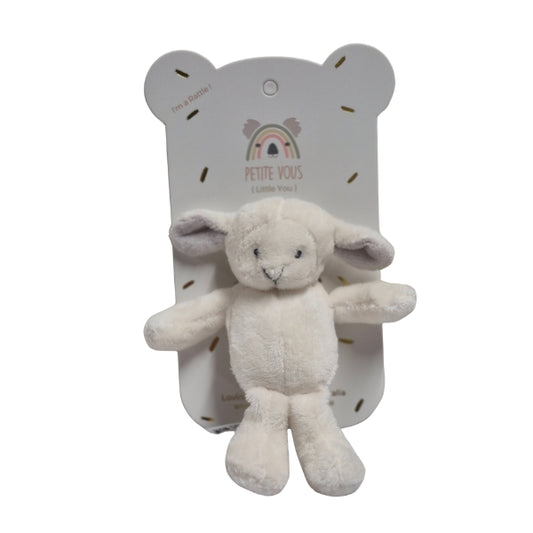 *NEW* Petite Vous Lulu the Lamb Rattle Soft Toy
