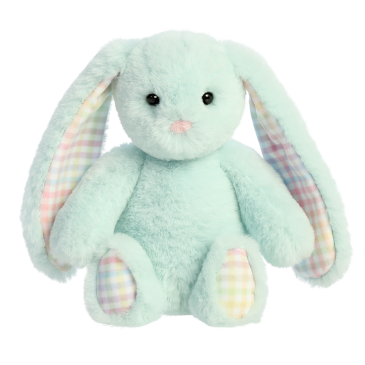 Petite Vous Millie the Rainbow Gingham Bunny Plush Toy