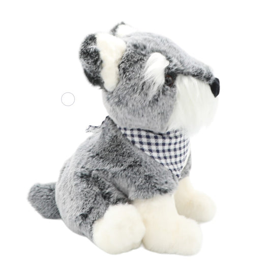 Petite Vous Rocky the Schnauzer Soft Toy