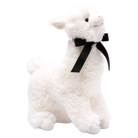 Petite Vous Luna the Llama / Alpaca Toy- White